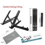Adjustable Portable Aluminum Laptop Stand – Ergonomic & Foldable - Image 4