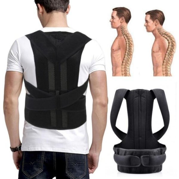 Adjustable Posture Back Support Brace (Unisex) – ব্যাক সাপোর্ট বেল্ট