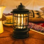 Retro Portable Camping Lamp – Vintage Rechargeable LED Lantern - Image 5