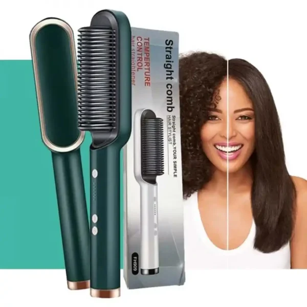 Hair Straightening Comb – Fast Heating, Anti-Frizz & Easy Styling
