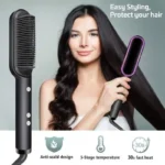 Hair Straightening Comb – Fast Heating, Anti-Frizz & Easy Styling - Image 2