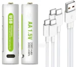 USB Rechargeable Battery 2piece – Long-Lasting Power for Toys & Home Appliances - Image 7